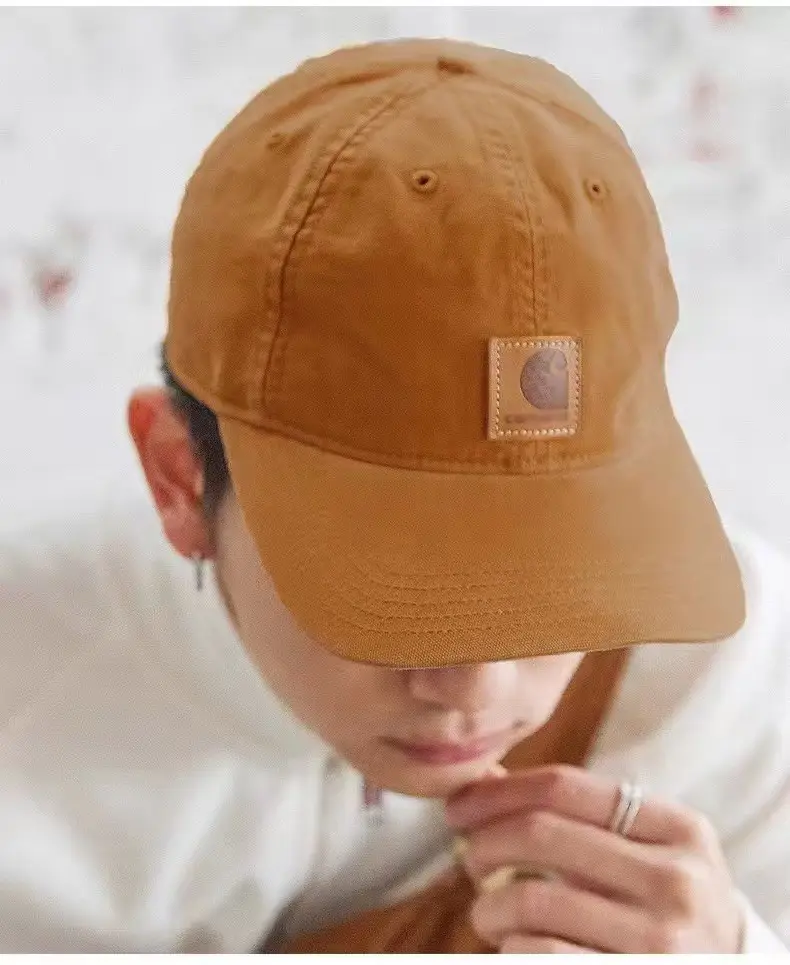 Men's Black Carhartt Washed Baseball Cap — feature 4