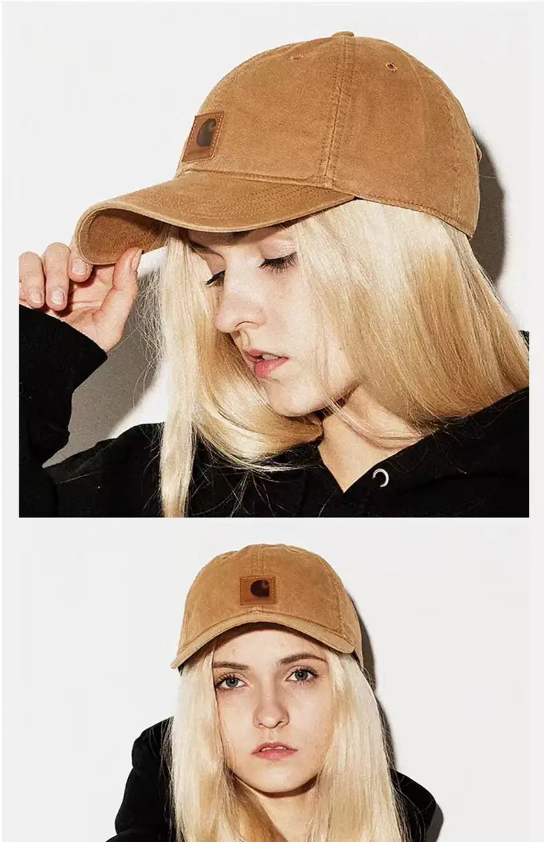 Men's Black Carhartt Washed Baseball Cap — feature 5