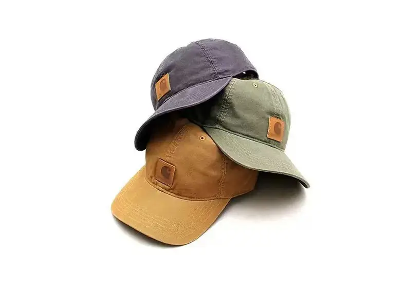Men's Black Carhartt Washed Baseball Cap — feature 7