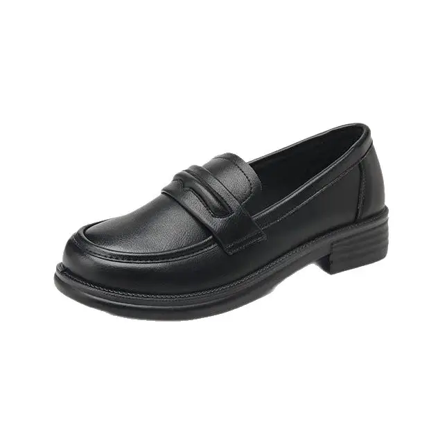 Black British Style Women's Flat Loafers 2025 - Image 6