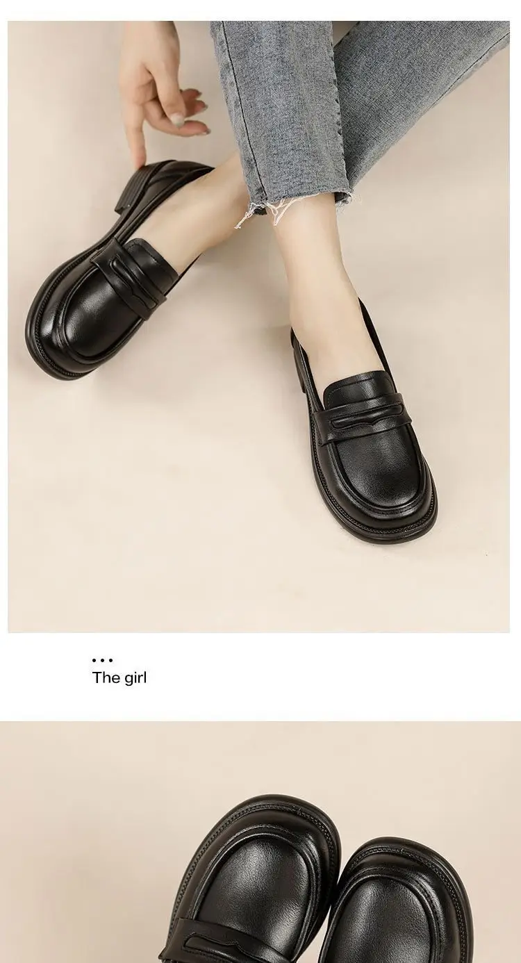 Black British Style Women's Flat Loafers 2025 — feature 17