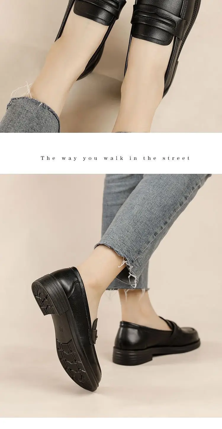 Black British Style Women's Flat Loafers 2025 — feature 18