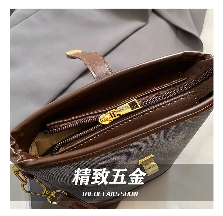 Women Retro Casual Shoulder Bag 2025 Niche Design — feature 6