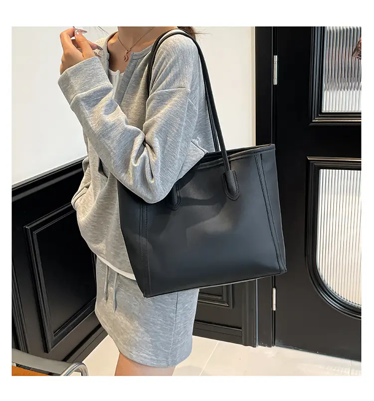 Retro Large Capacity Korean Style Tote Bag for Women — feature 12
