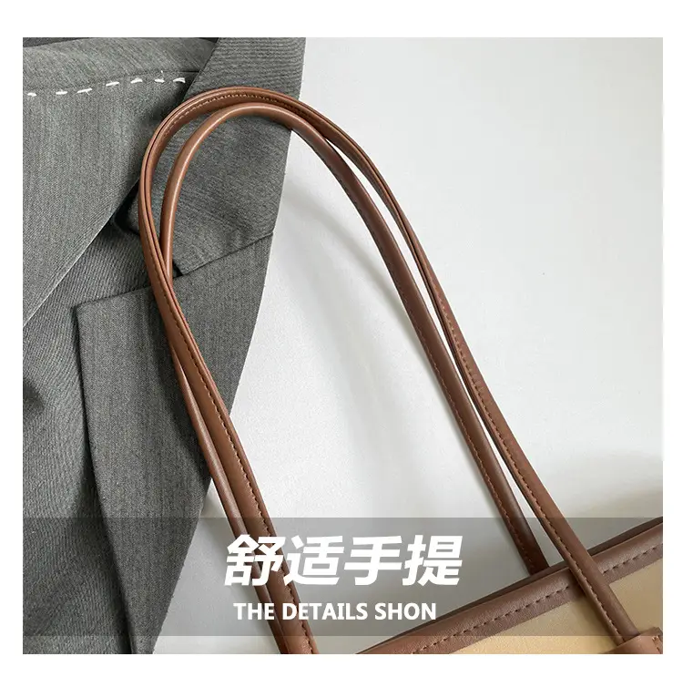 Retro Large Capacity Korean Style Tote Bag for Women — feature 3