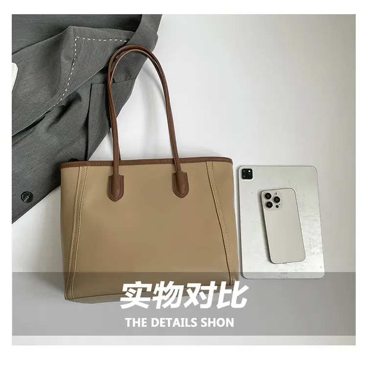 Retro Large Capacity Korean Style Tote Bag for Women — feature 5
