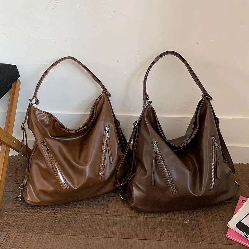 Brown Leather Shoulder Bag for Women 2025 - Image 12