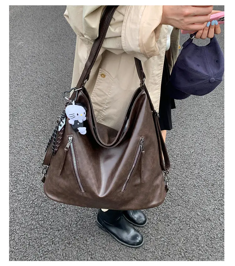 Brown Leather Shoulder Bag for Women 2025 — feature 13