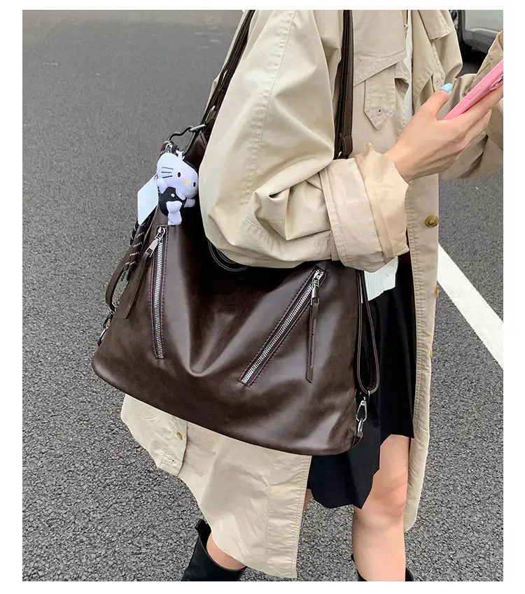 Brown Leather Shoulder Bag for Women 2025 — feature 15