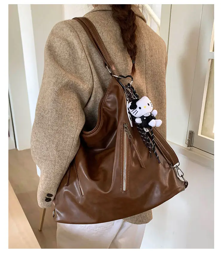 Brown Leather Shoulder Bag for Women 2025 — feature 18