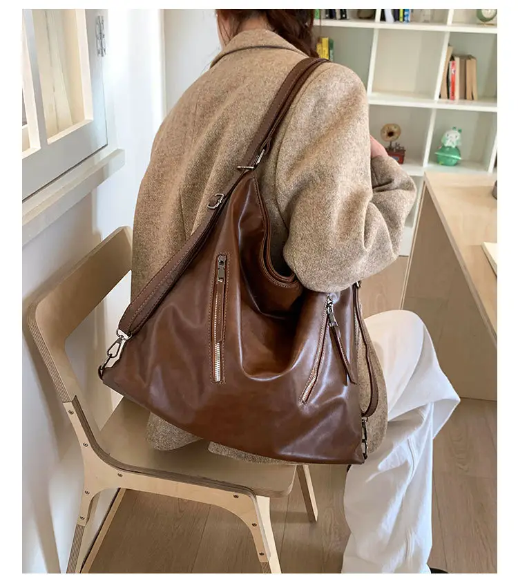 Brown Leather Shoulder Bag for Women 2025 — feature 19