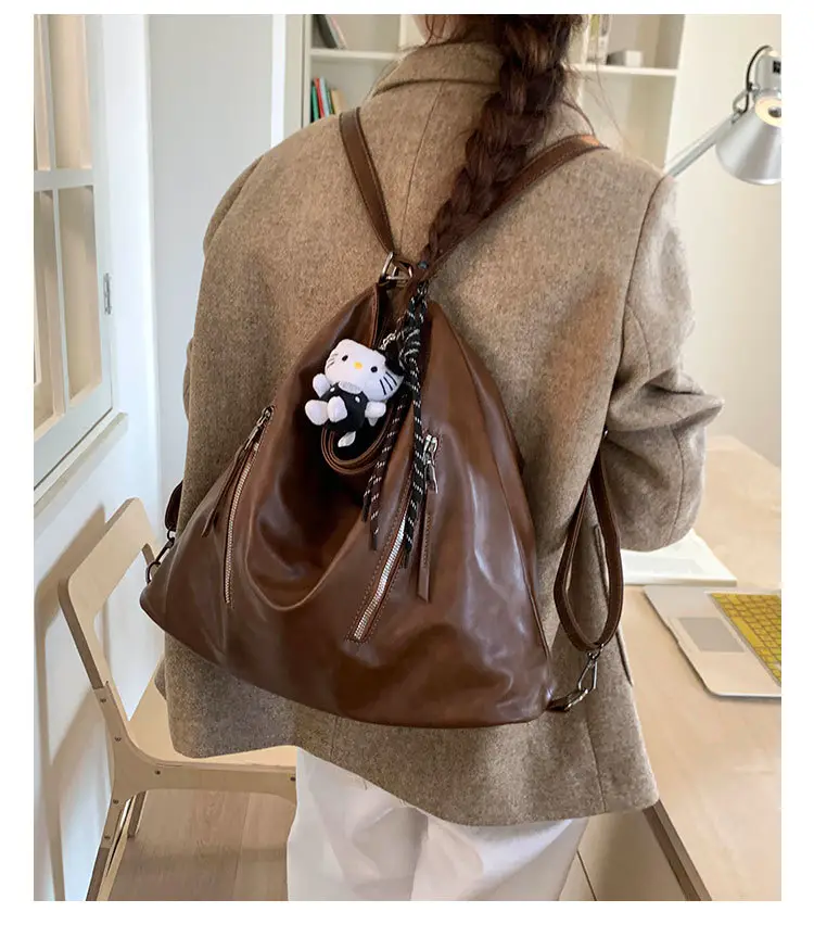 Brown Leather Shoulder Bag for Women 2025 — feature 20