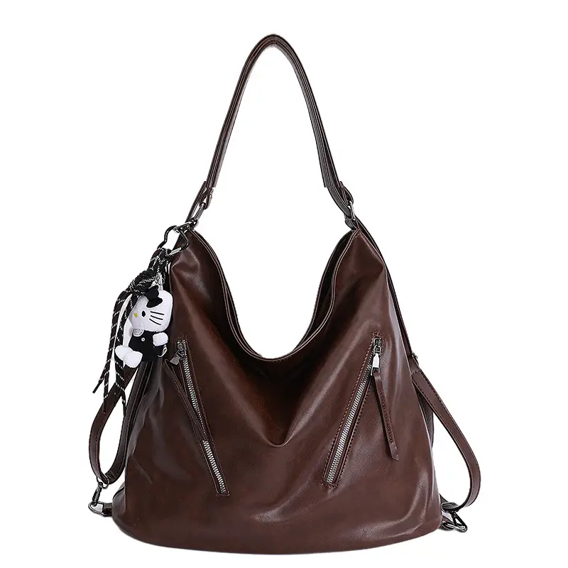 Brown Leather Shoulder Bag for Women 2025 - Image 4