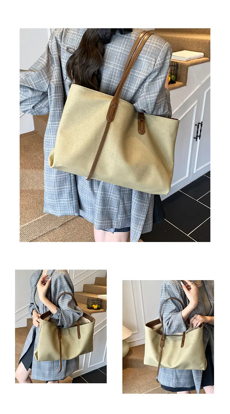 Women's Black Leather Shoulder Bag 2025 New Retro Style — feature 10