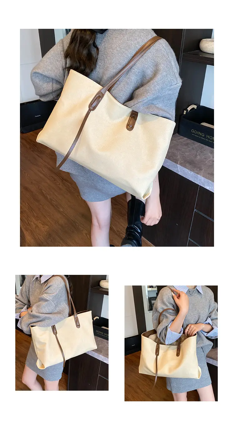 Women's Black Leather Shoulder Bag 2025 New Retro Style — feature 12