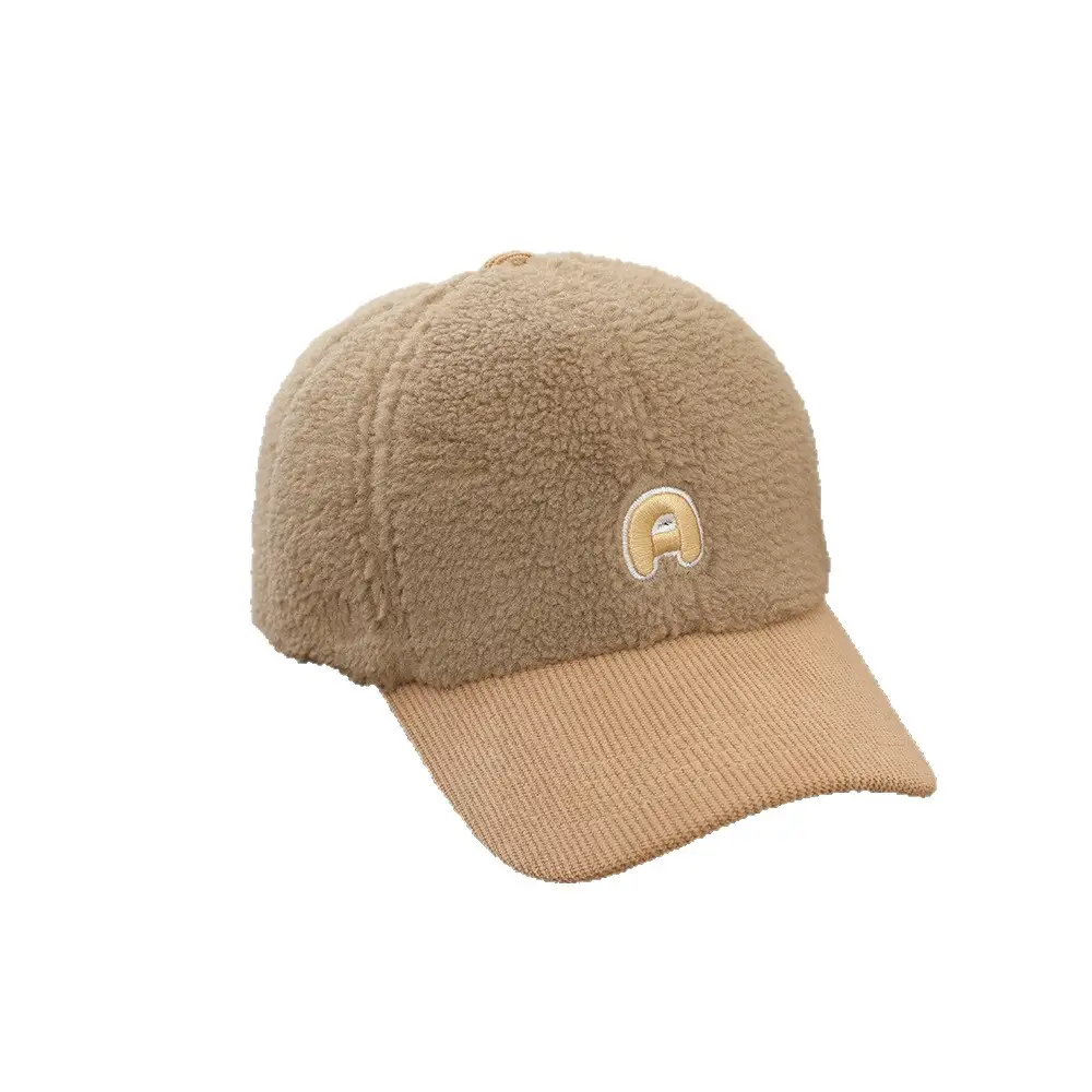 Women Korean Style Beige Red Cap Winter Cap - Image 9