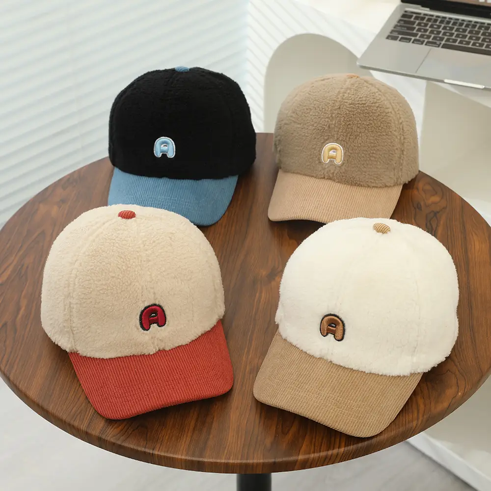 Women Korean Style Beige Red Cap Winter Cap — feature 13