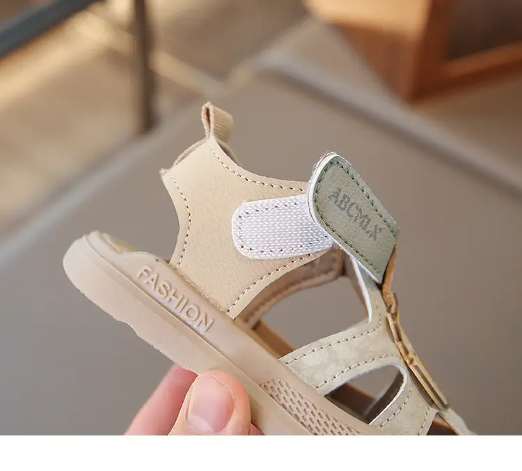 Boys' Closed-Toe Toddler Shoes 2025 Summer Sandals with Soft Non-Slip Bear Design, Korean-Style Baby Toddler Shoes for Girls — feature 19