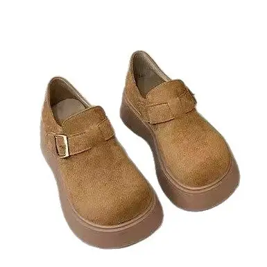 Women Thick Slip-On Birkenstock Shoes Brown 2025 - Image 7