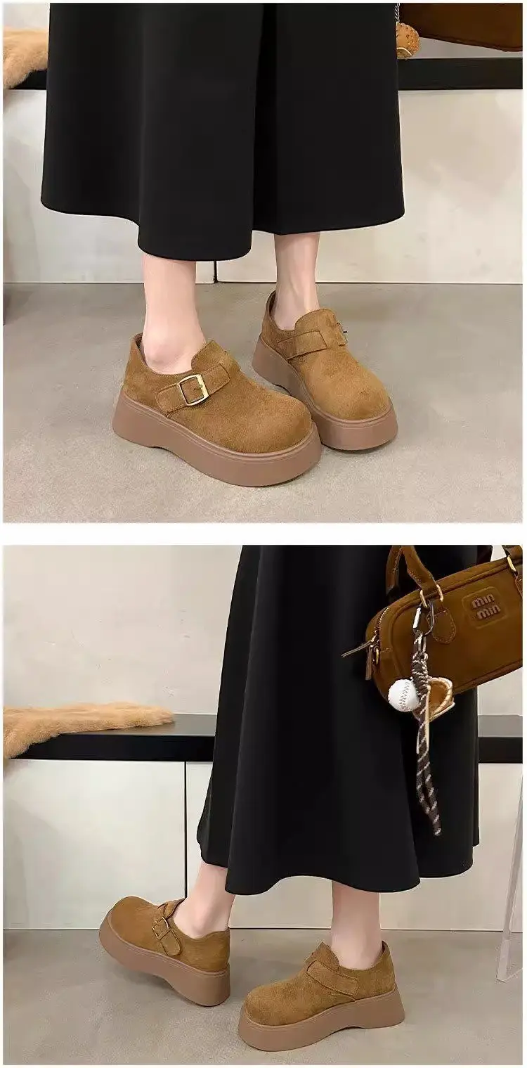 Women Thick Slip-On Birkenstock Shoes Brown 2025 — feature 12