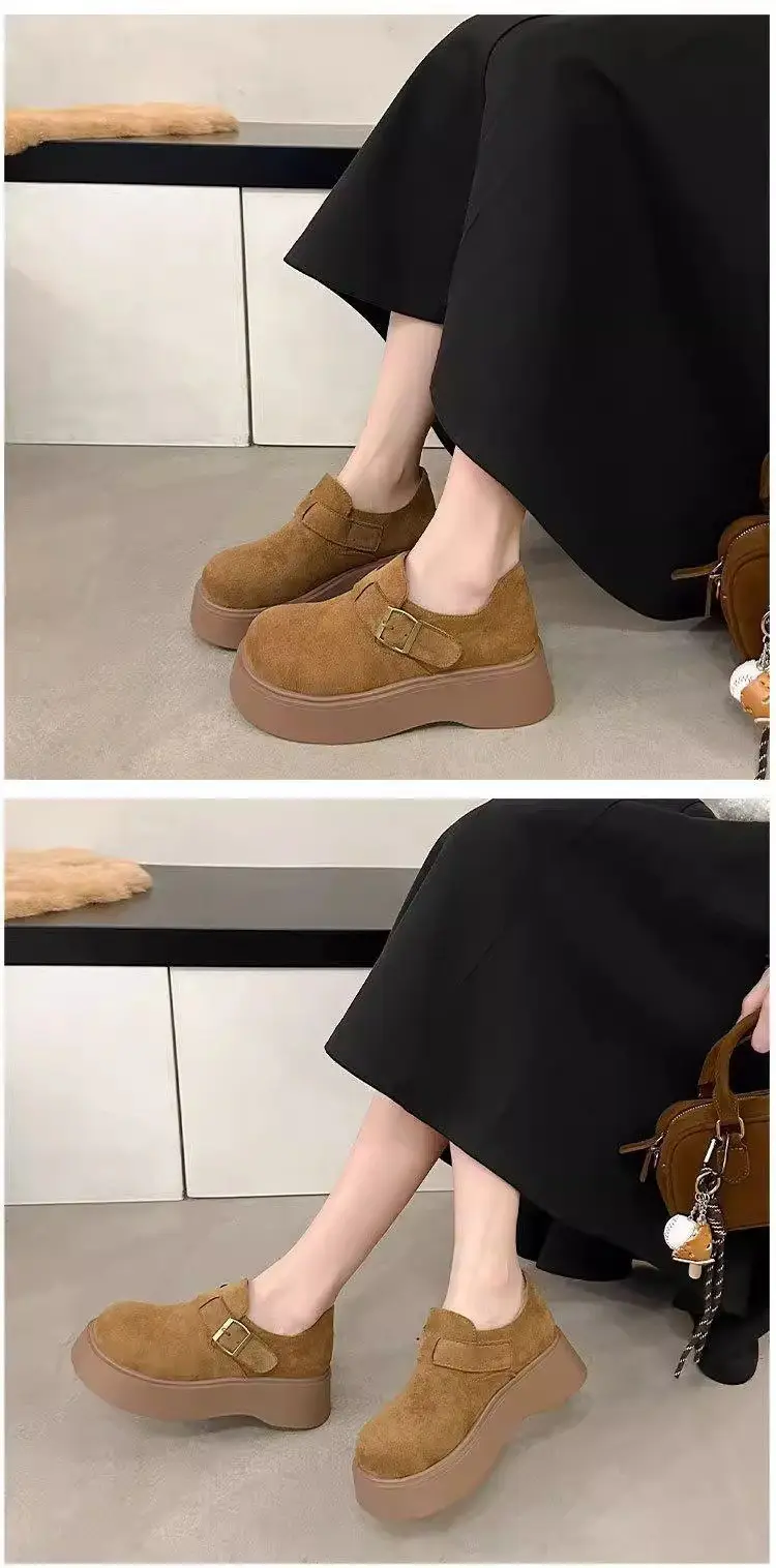 Women Thick Slip-On Birkenstock Shoes Brown 2025 — feature 14