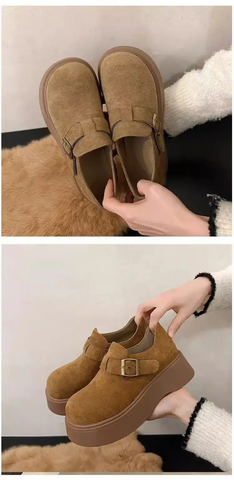 Women Thick Slip-On Birkenstock Shoes Brown 2025 — feature 17