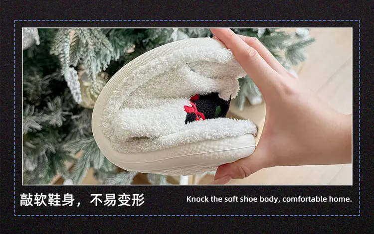 Cute Cotton Slippers for Women Autumn and Winter 2025 New Indoor Home Confinement Shoes Home Office Slippers Wholesale — feature 9