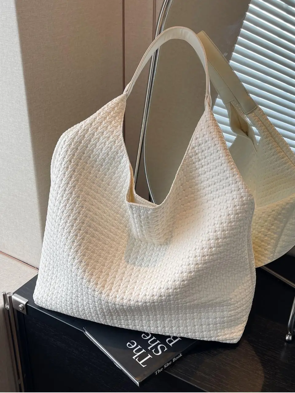 Cross-Border Woven Shoulder Bag Large Capacity 2026 - Image 6