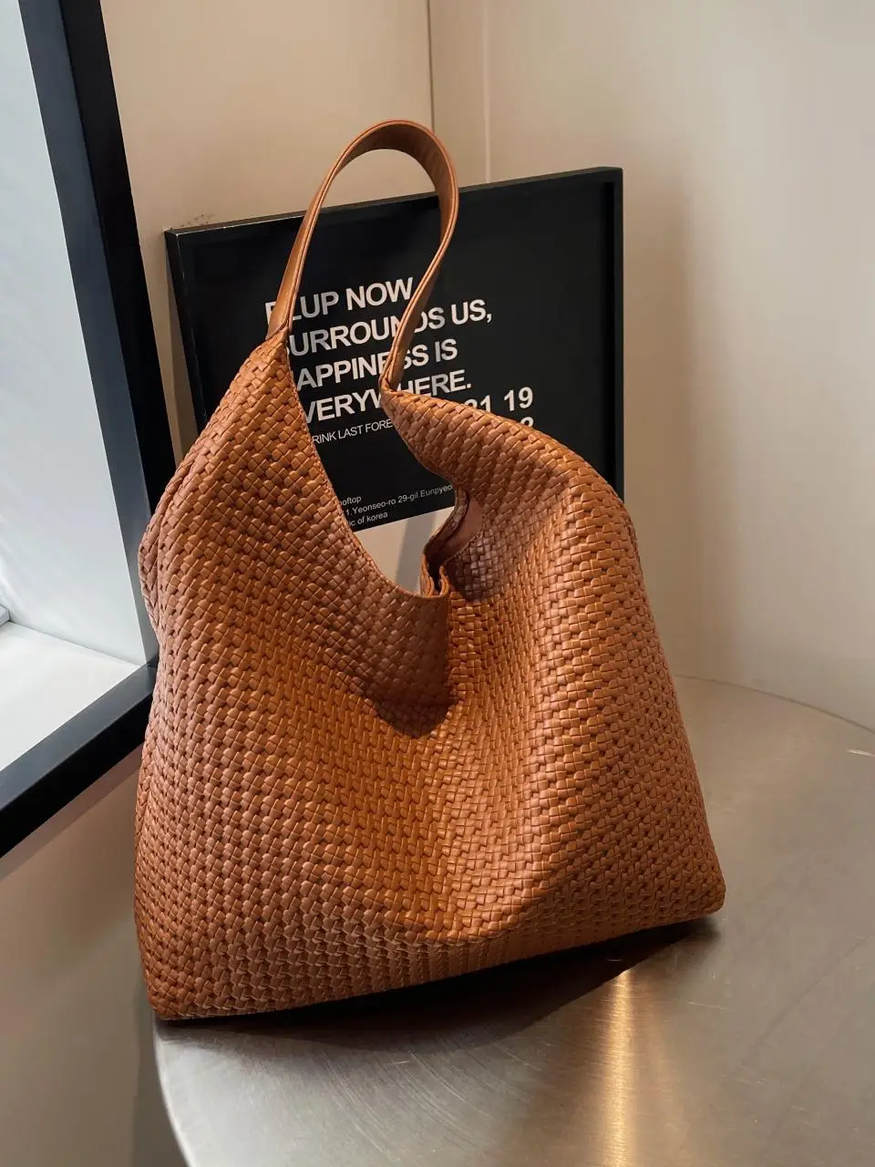 Cross-Border Woven Shoulder Bag Large Capacity 2026 - Image 7