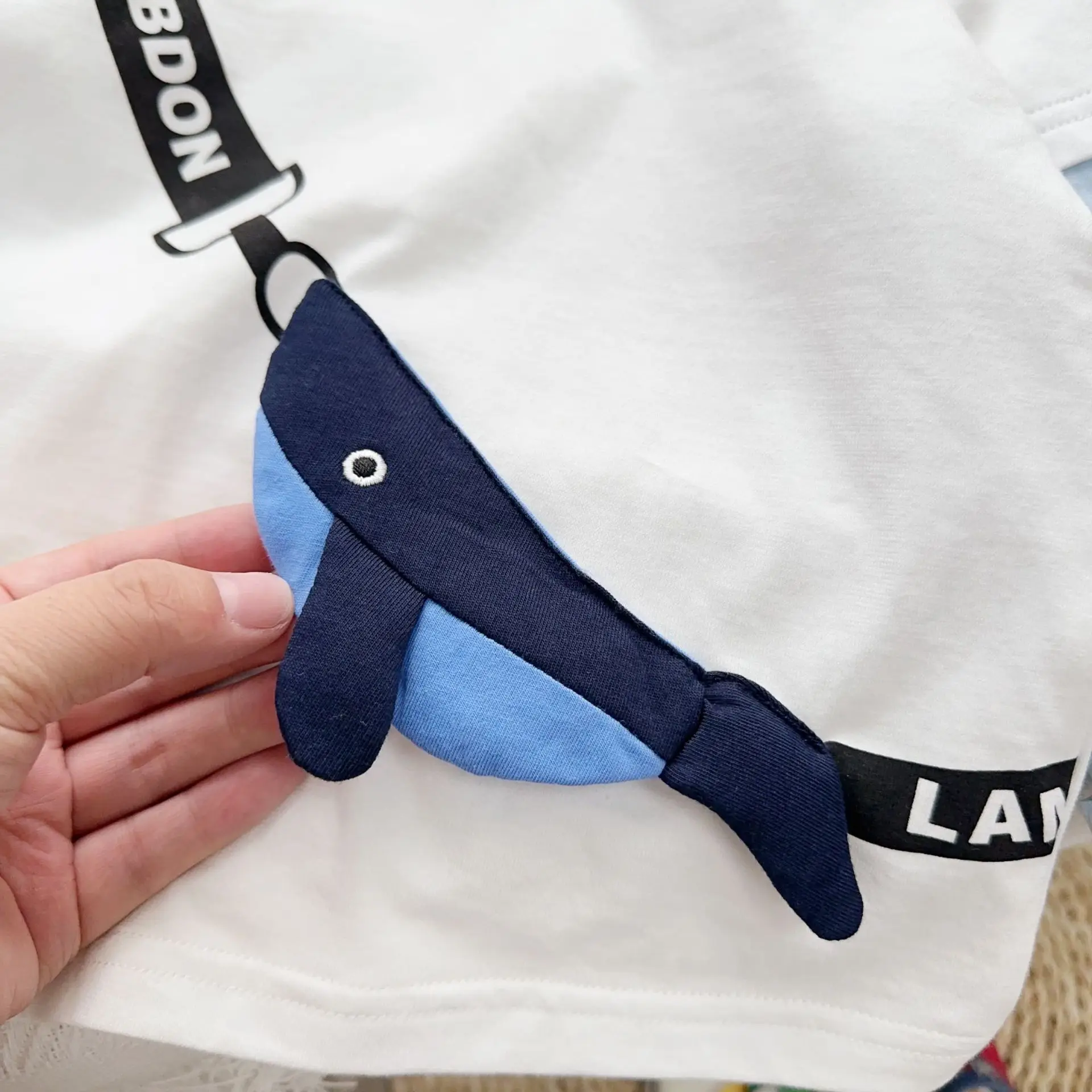 Boys' 2026 Spring T-Shirt Light Blue Long Sleeve Top — feature 19