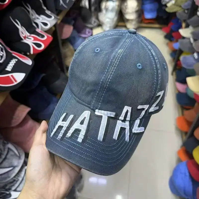 Black Hata Zeta Wide Bristle Baseball Cap Women Spring Autumn - Image 7