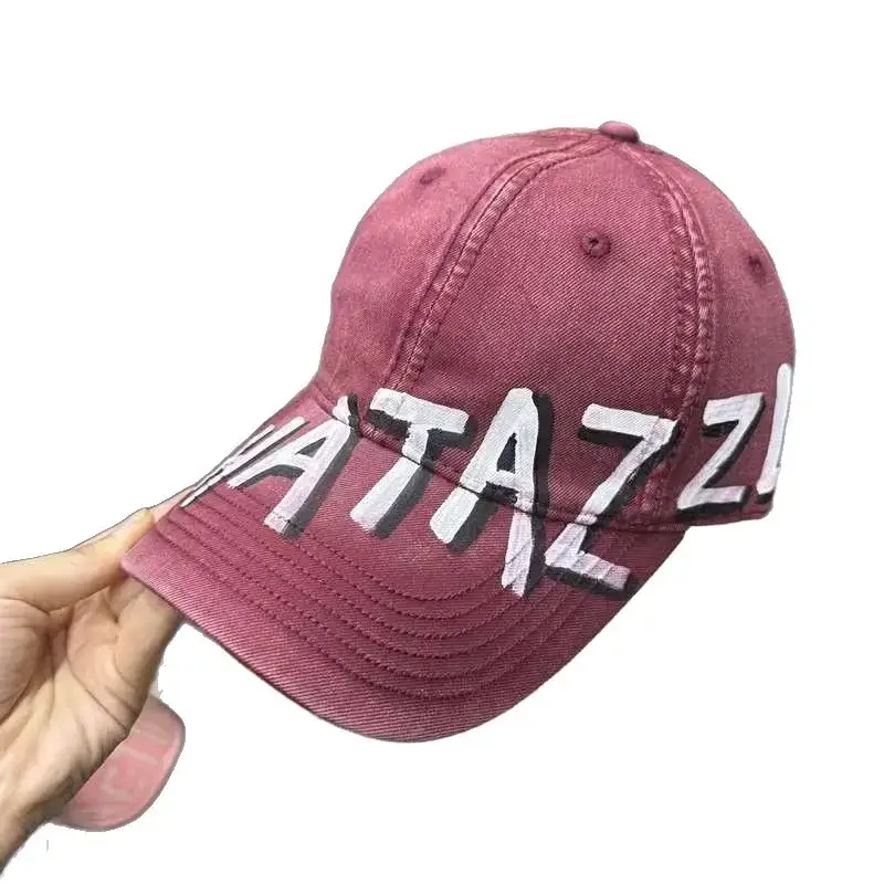 Black Hata Zeta Wide Bristle Baseball Cap Women Spring Autumn - Image 11