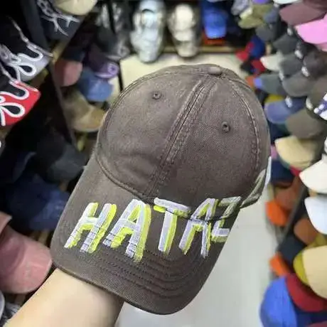 Black Hata Zeta Wide Bristle Baseball Cap Women Spring Autumn - Image 2