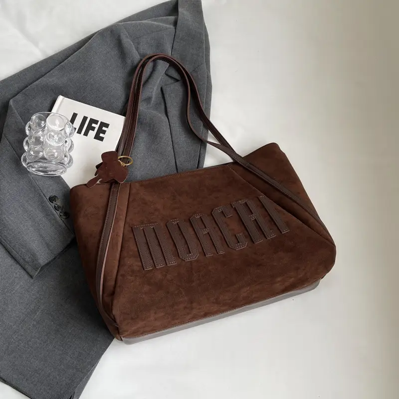 2025 New Retro Letter Shoulder Bag Women's Large Capacity — feature 22