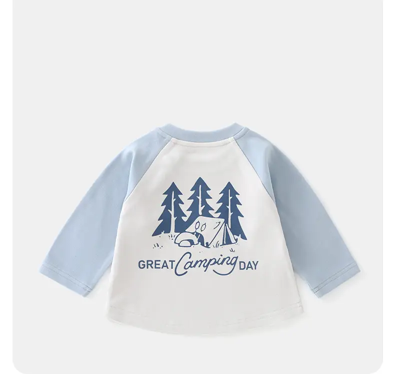 Duuduu Kids T-Shirt Brown Spring Autumn Long Sleeve — feature 11