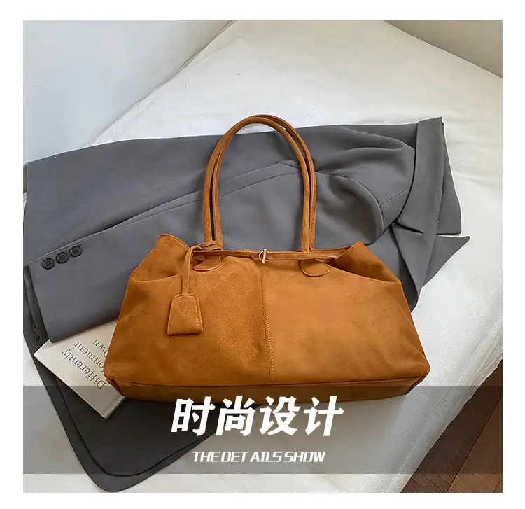 Women Large Capacity Tan Leather Tote Bag 2025 — feature 7