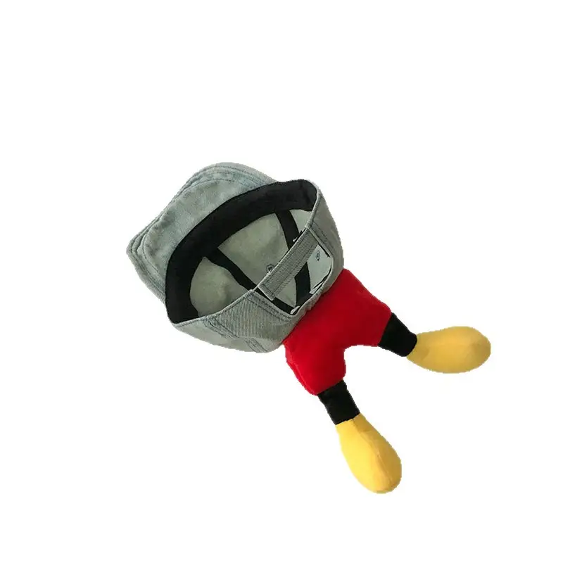 Children's Denim Peaked Hats with Mickey Butt Design - Image 6