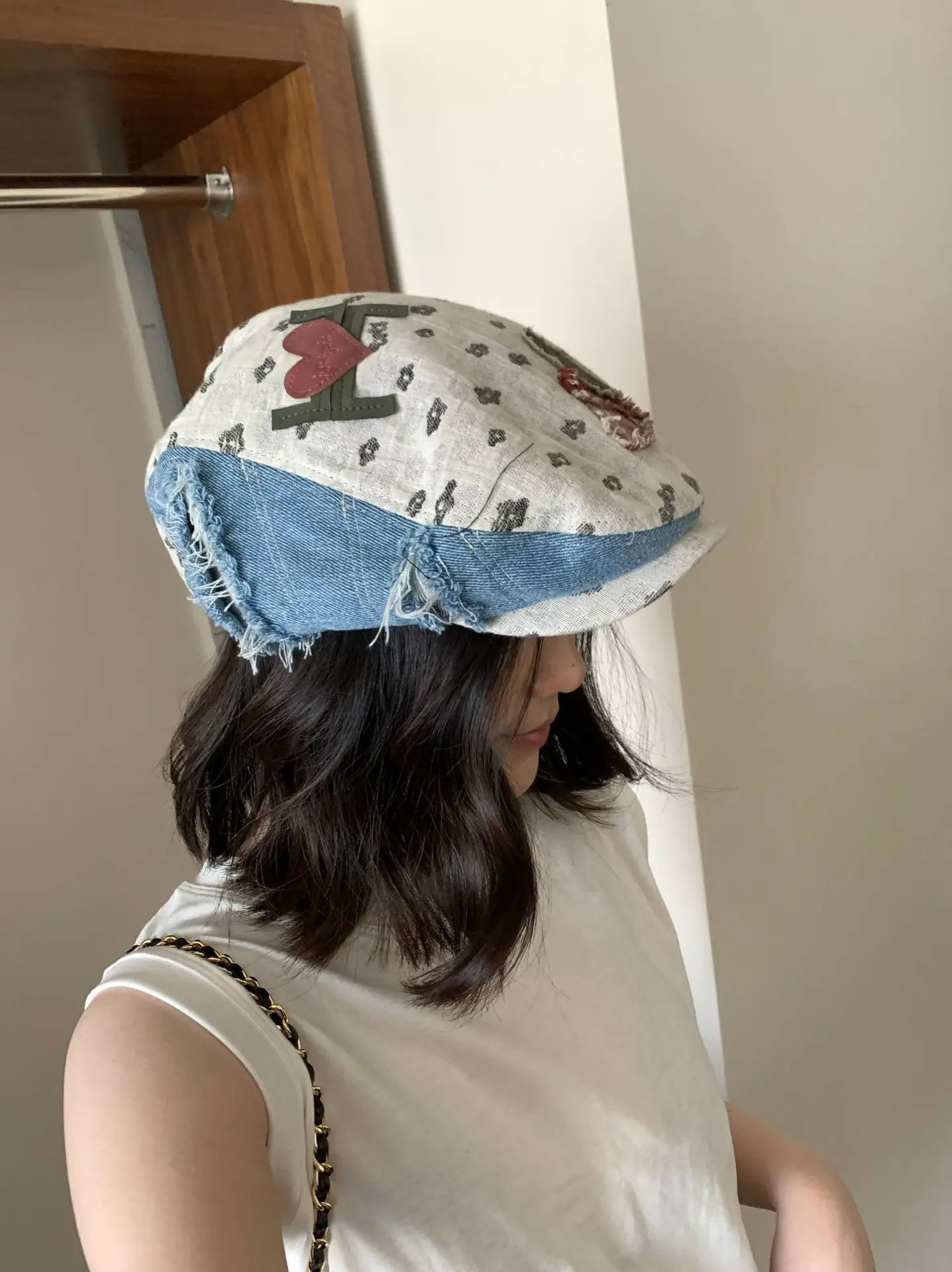 New Spring Heart Patch Hat for Women — feature 11