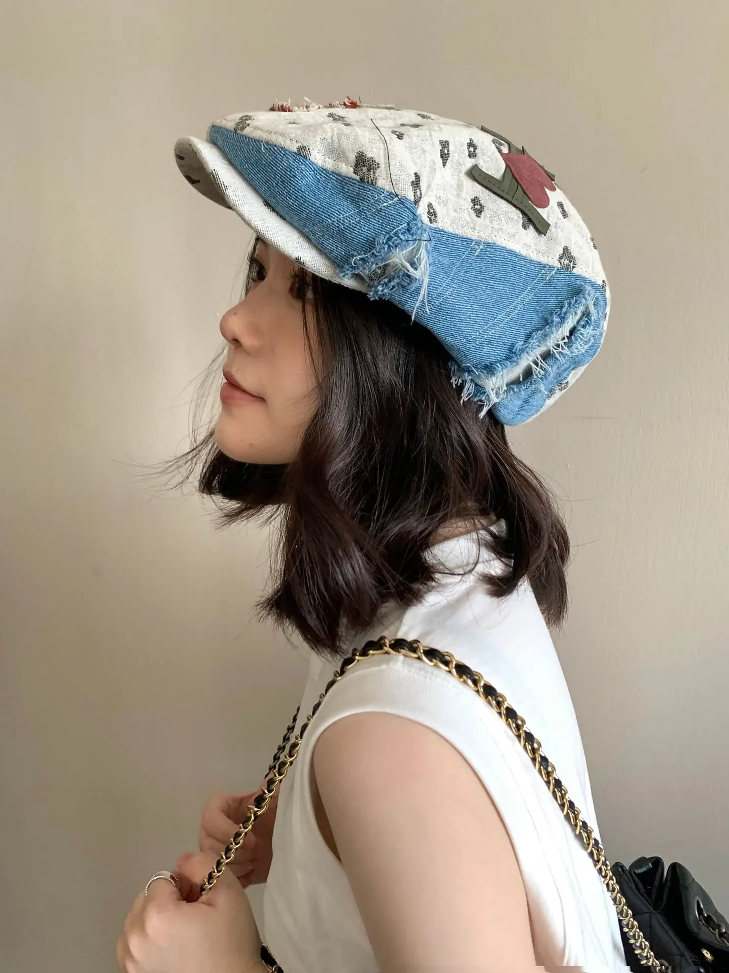 New Spring Heart Patch Hat for Women — feature 7