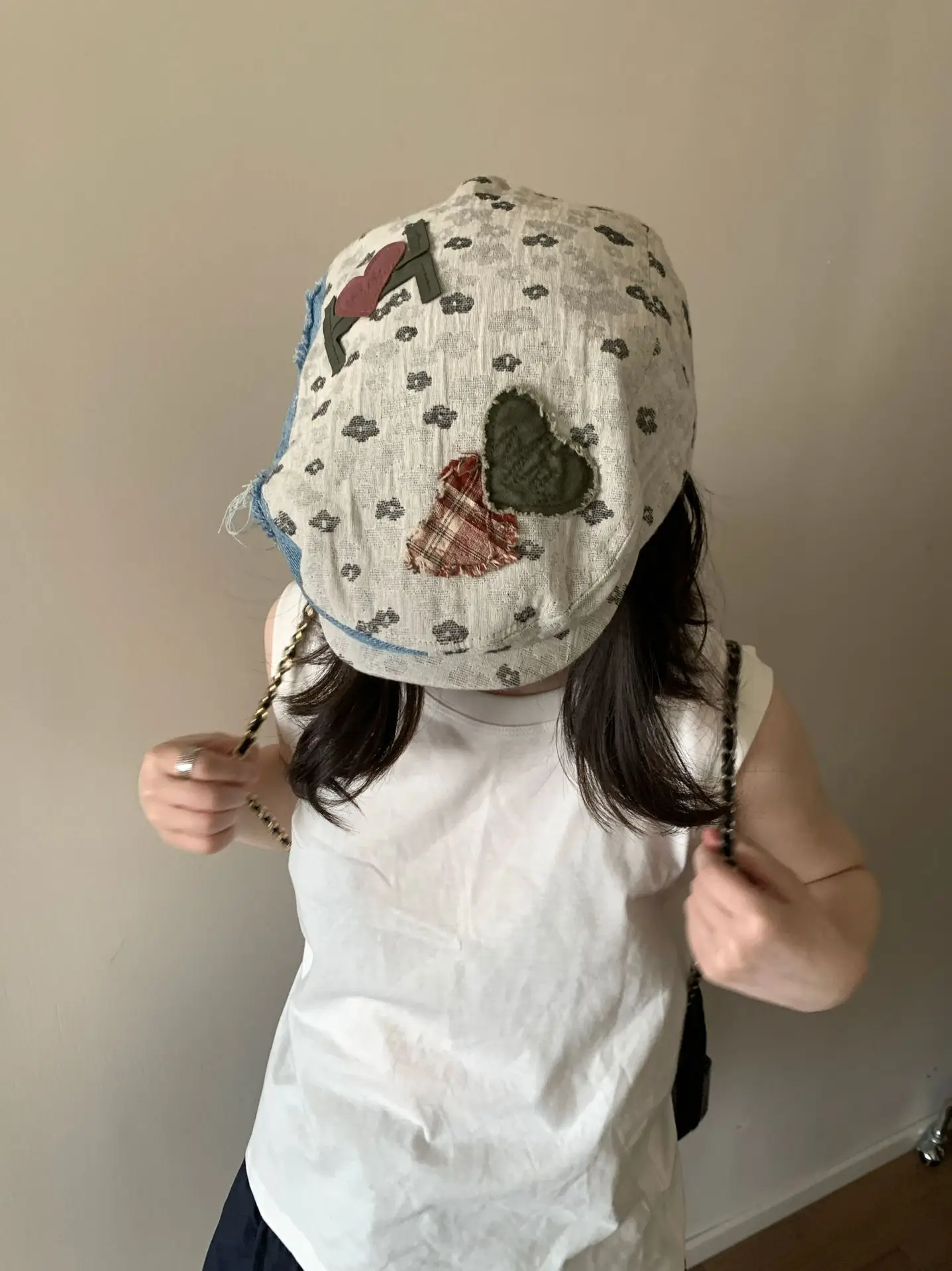 New Spring Heart Patch Hat for Women — feature 9