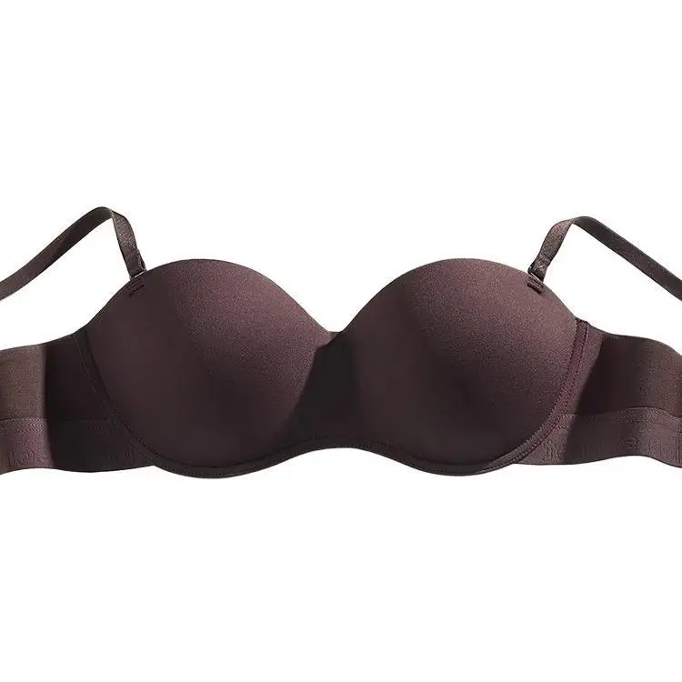 Sw Round Cup Bra for Women with Small Breasts, Push-Up to Make the Breasts Look Bigger, Support to Prevent Sagging, Seamless, No Empty Cup, Beautiful Back Bra