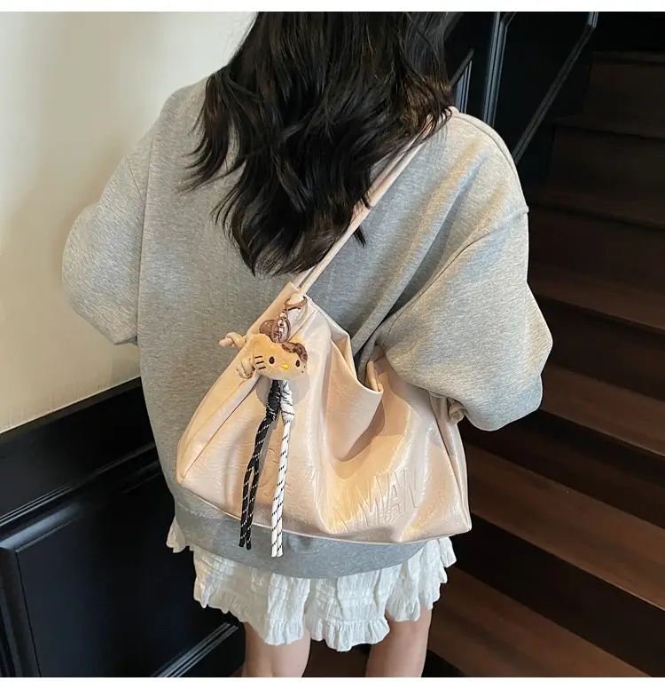 Women's Retro Brown Leather Tote Bag 2025 Autumn Winter — feature 48