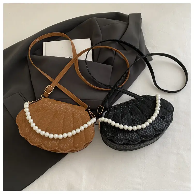Pearl Chain Embossed Crossbody Bag for Women — feature 26
