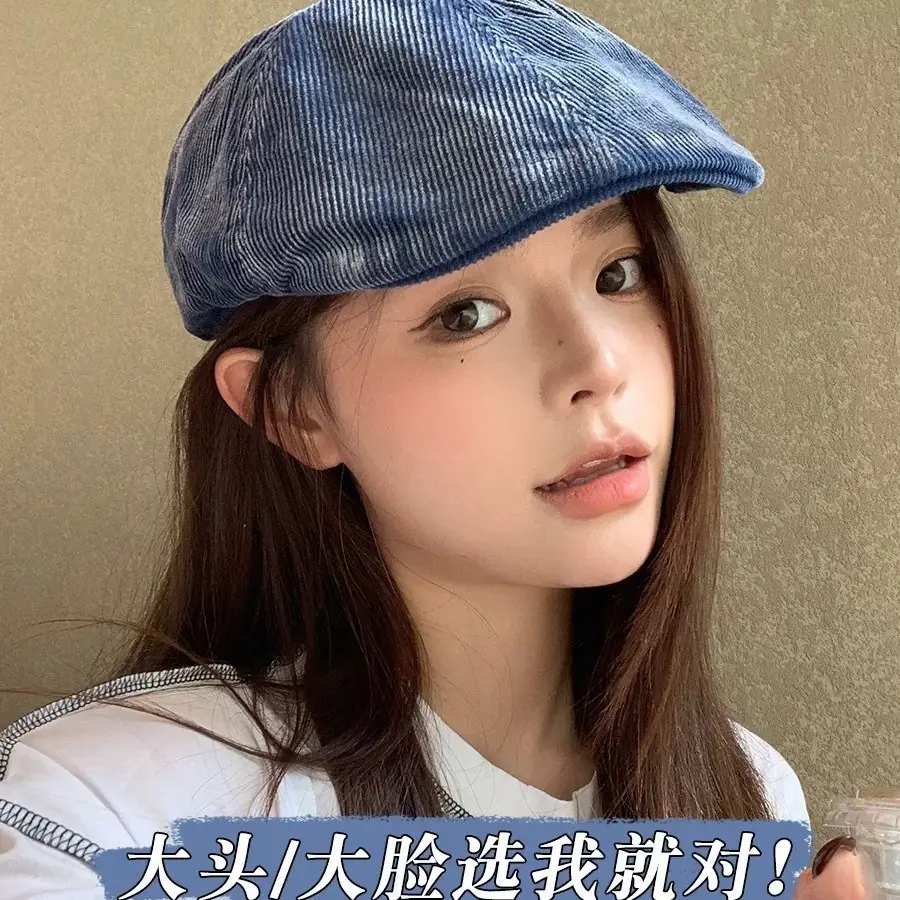 Japanese Retro Duckbill Cap for Women Autumn Winter Windproof Warm - Image 6
