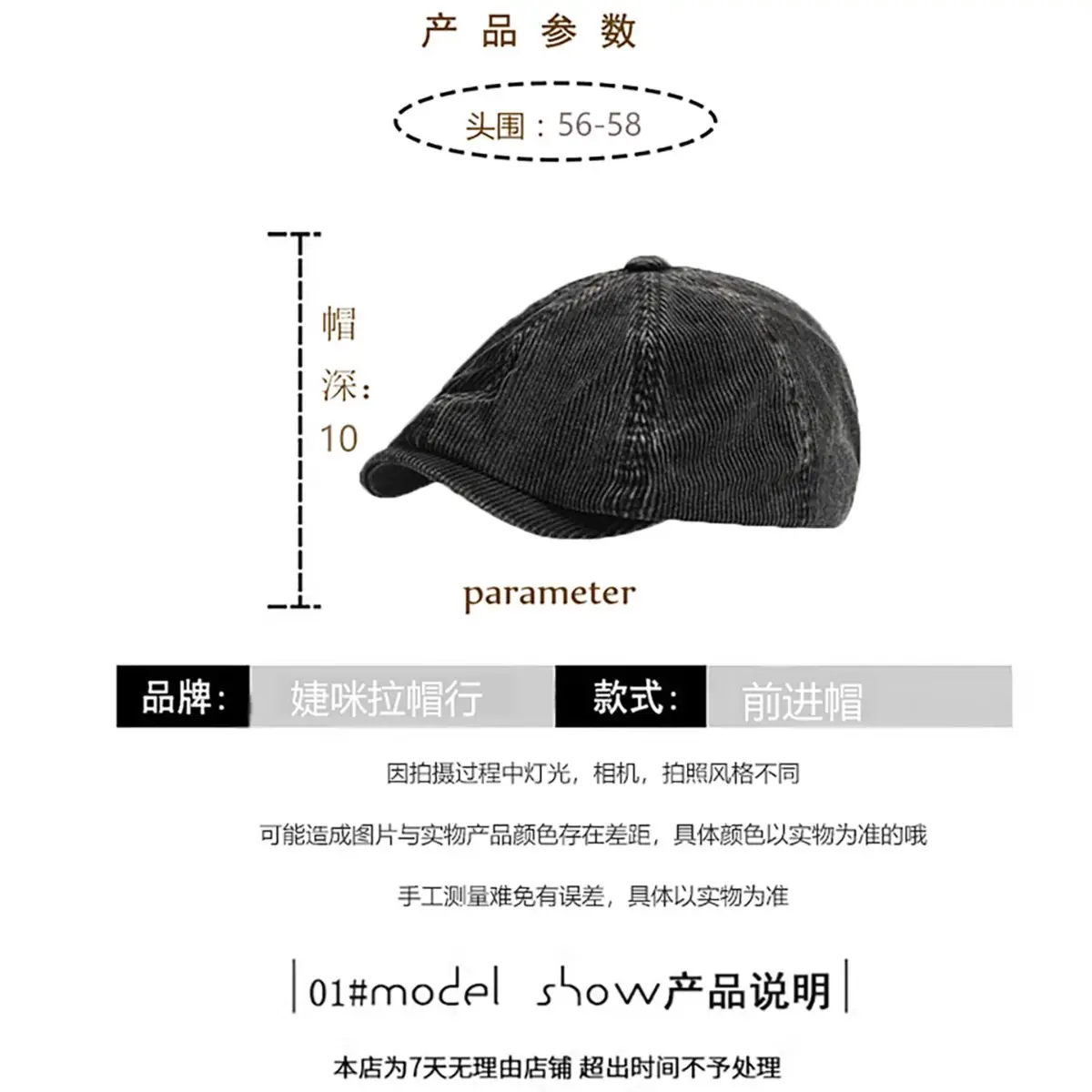 Japanese Retro Duckbill Cap for Women Autumn Winter Windproof Warm - Image 8