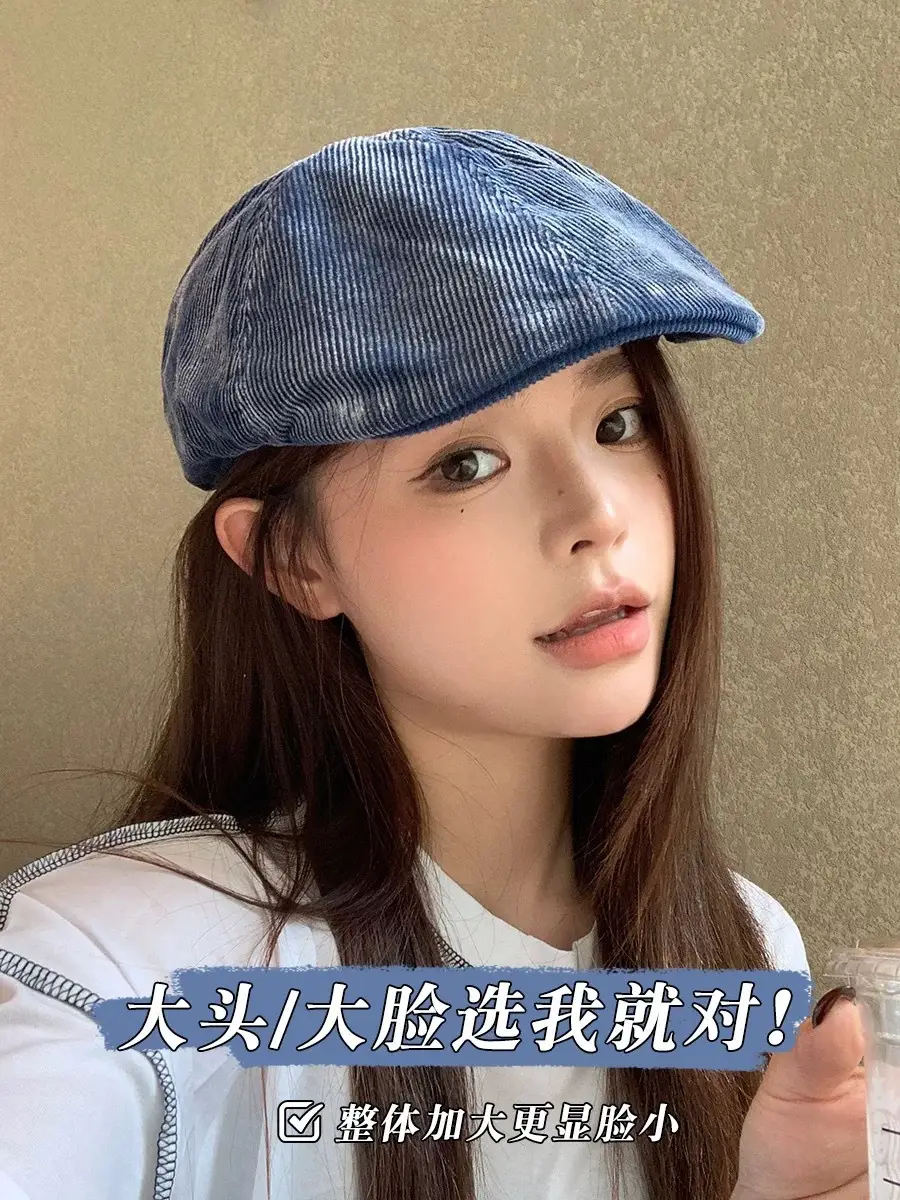 Japanese Retro Duckbill Cap for Women Autumn Winter Windproof Warm — feature 5