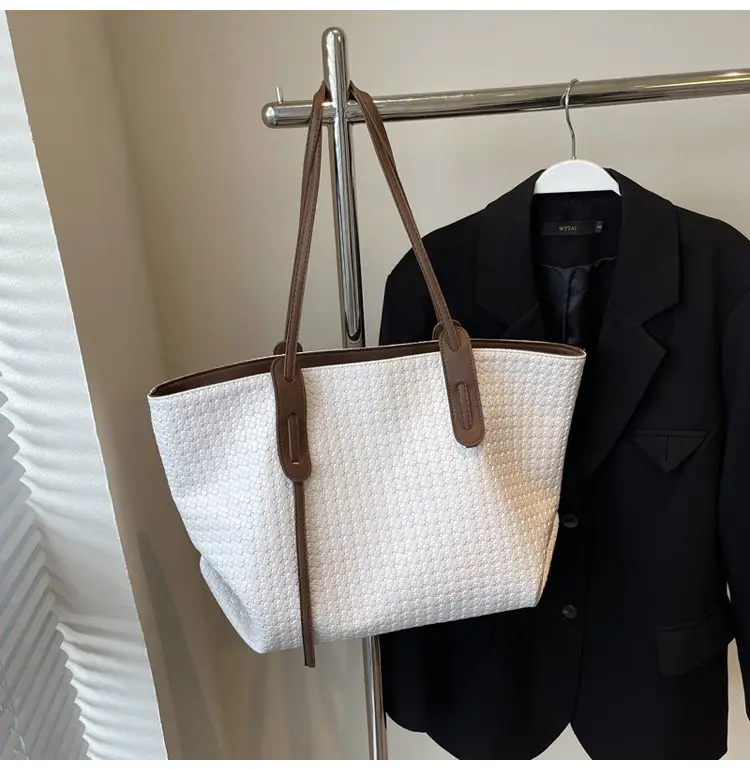 Black Crossbody Tote Bag with Embroidered Design — feature 27