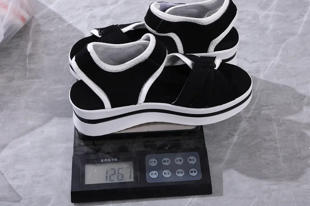 Summer New Women's Fish Mouth Cross Sandals Breathable Sports Style Foreign Trade Large Size Women's Shoes Thick-Soled Sandals for Women — feature 13