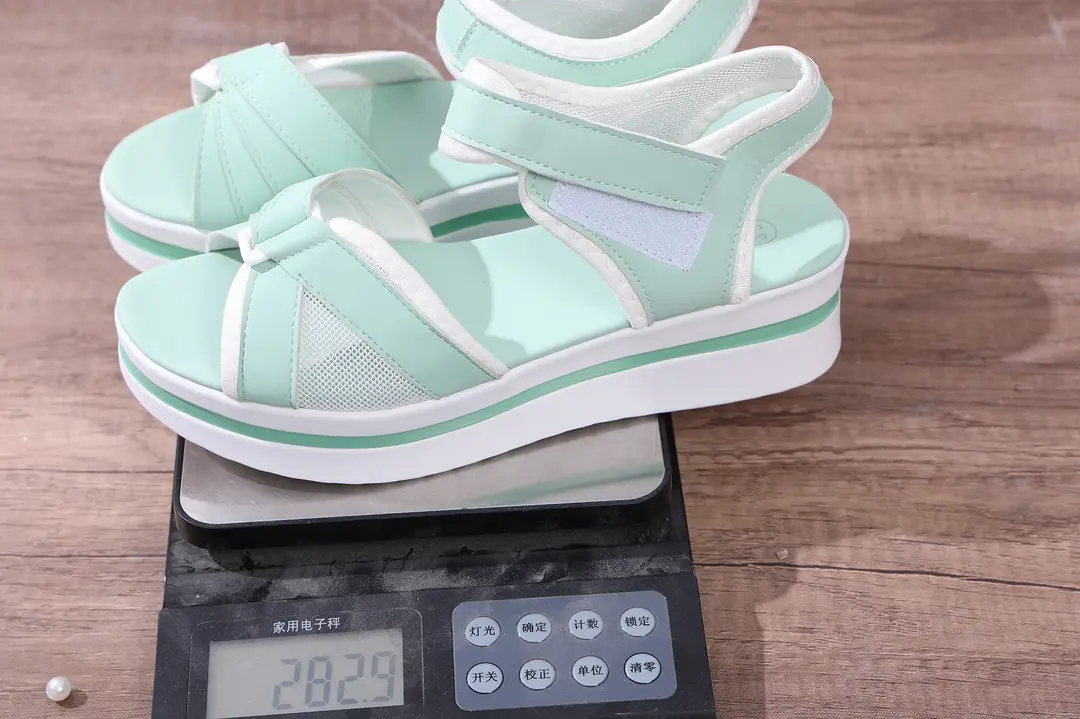 Summer New Women's Fish Mouth Cross Sandals Breathable Sports Style Foreign Trade Large Size Women's Shoes Thick-Soled Sandals for Women — feature 5