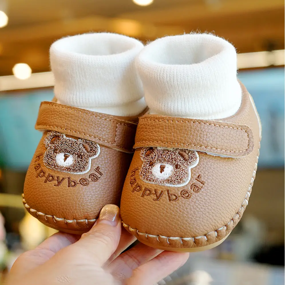 Baby Shoes Soft Sole Non-Slip 0-1Yr Cartoon Socks